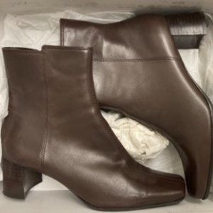 Nine West, Oxygen, Dark Brown Women's Mid heeled Bootie